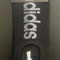 6 PR MENS ADIDAS NO SHOW SNEAKER SOCKS SHOE SIZE 6-12 BLACK