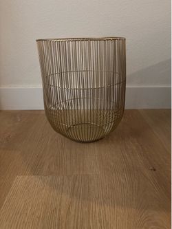 Gold Metal Basket