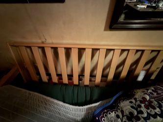 Full size Wooden Futon with Mattress