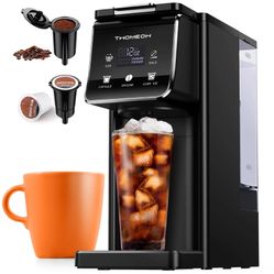 Coffee Maker Hot & Iced With Bold Setting,Single Serve Coffee Maker For K Cup...