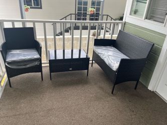 3 Piece Outdoor Patio Set