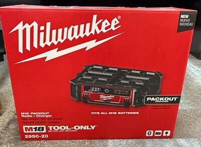 Milwaukee M18 Packout Bluetooth Radio Speaker With Battery Charger