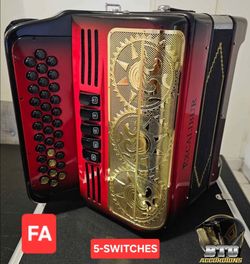 Acordeon EXCALIBUR🪗FA🪗5-SWITCHES