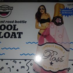 Summer Swimming Pool Float Wine Bottle 