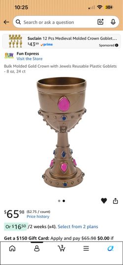 Renaissance faire goblets Mardi Gras