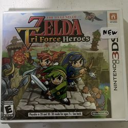 The Legend Of Zelda Tri Force Heroes SEALED
