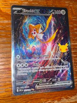 Jirachi ex Pokémon Card 155/128 Secret Rare