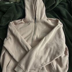 Pink zipup hoodie