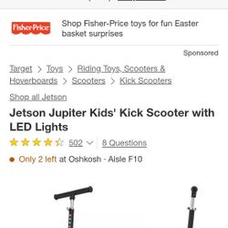 Jetson Jupiter Kid's Kick Scooter With LED Lights/2 