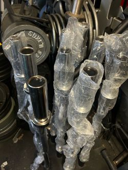 Curl barbells brand new $35 each