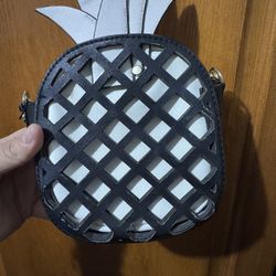 Zara Pineapple Design Crossbody Bag