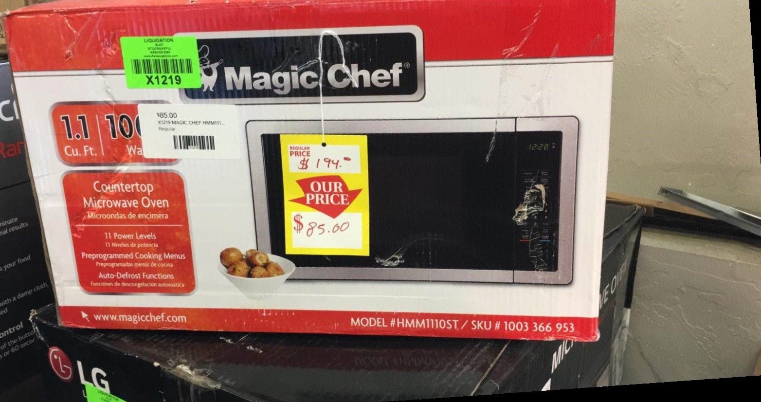 MAGIC CHEF HMMST 1.1 cu. ft. Countertop Microwave