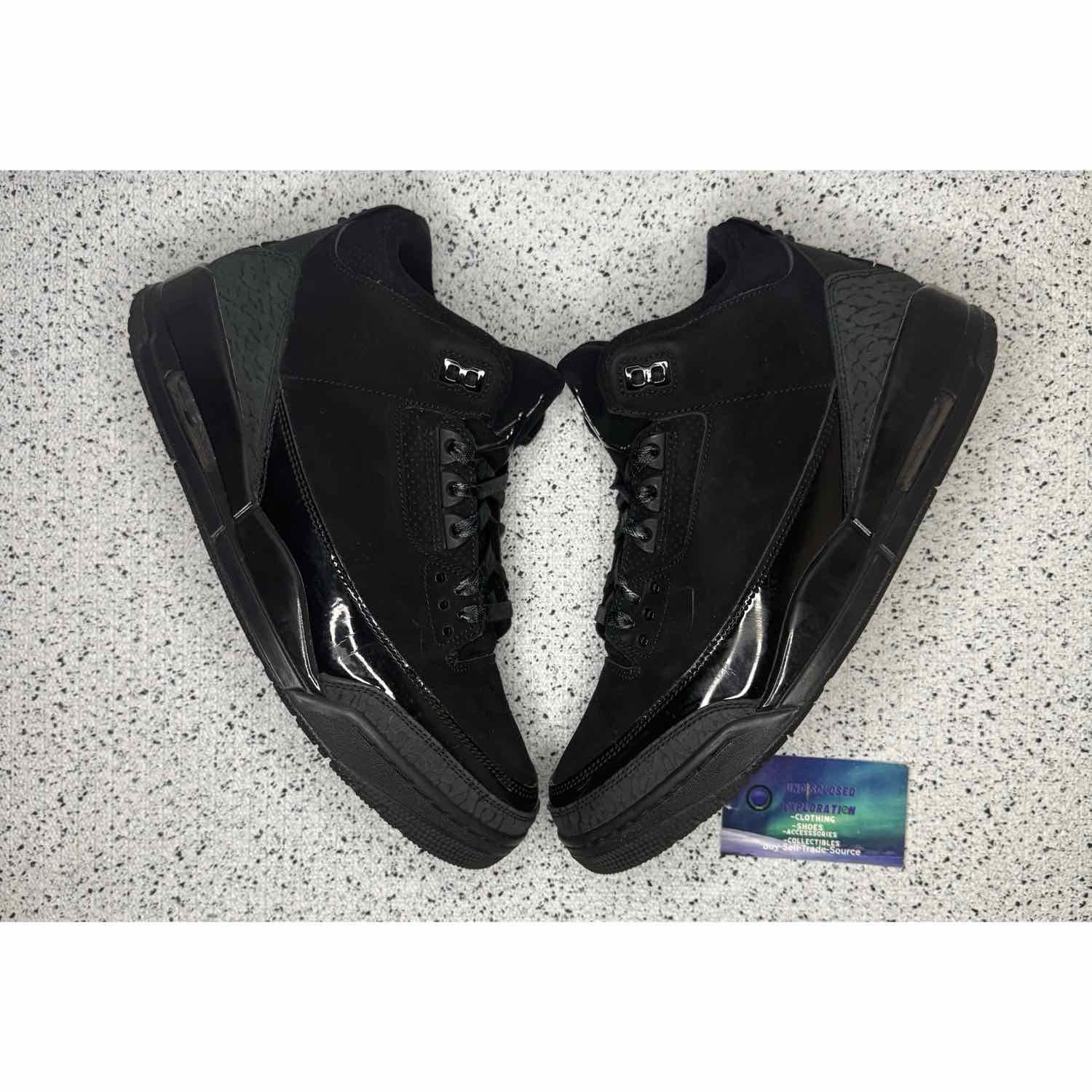 Jordan 3 Black Cat 10.5 Men