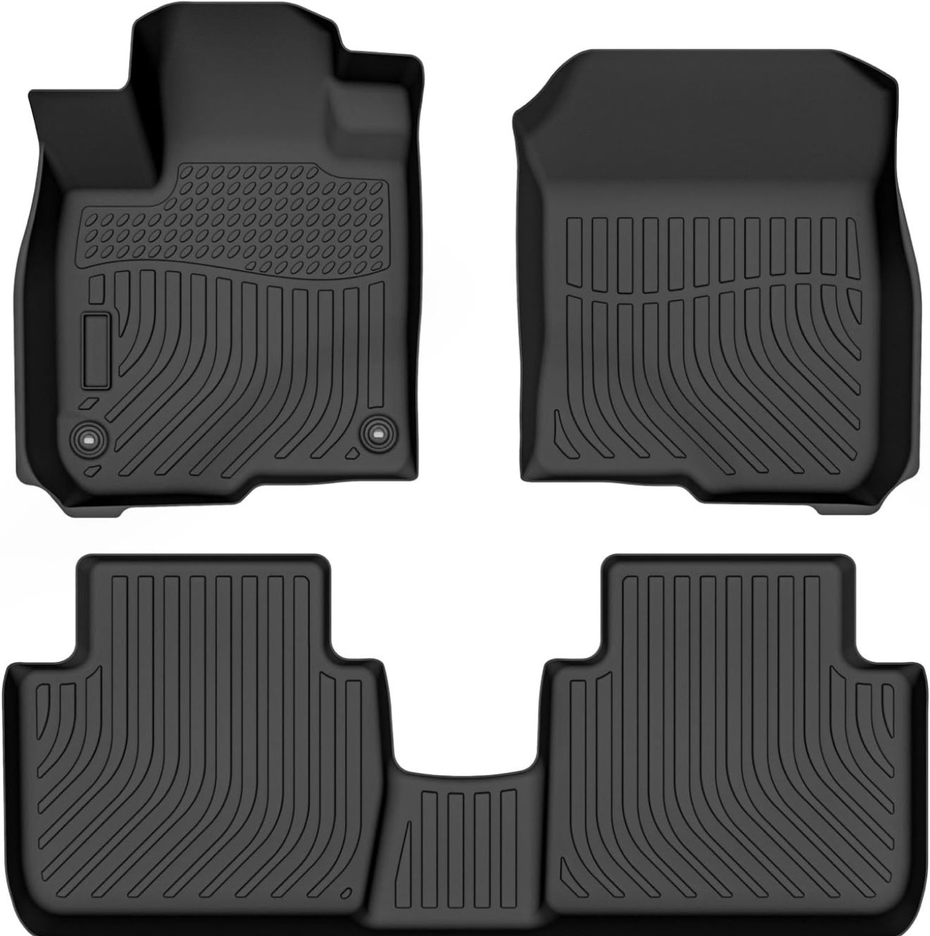 Cartist Alfombrillas aptas para Honda HR-V HRV 2023 2024 2025 (incluye híbrido) para todo tipo de clima, forros delanteros y de segunda fila para HRV