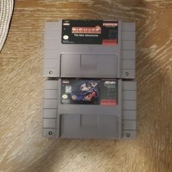 Super Nintendo And Nintendo Game 