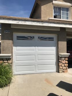Garage door single car