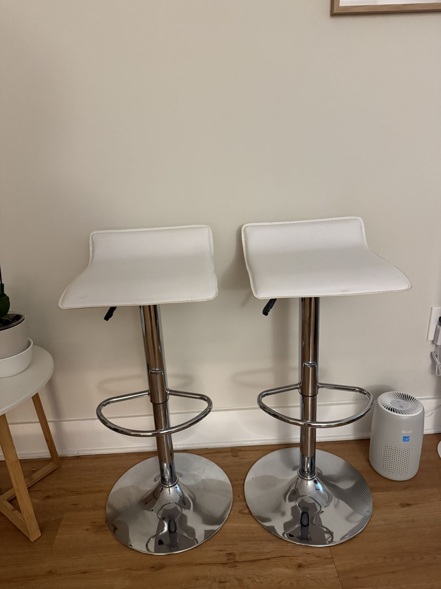 Two bar Stools + Two Spare Seats