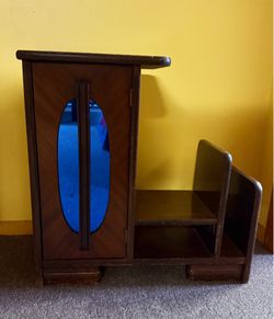 Art Deco Wooden Vintage Side Table