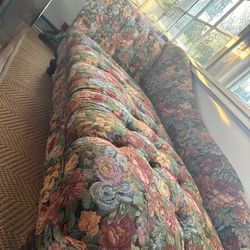 60’s Floral Chaise Lounge
