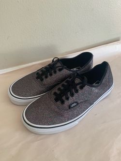 Vans Off The Wall Sparkle Sneakers Men’s 7.5 Women’s 9 Glitter Low Top