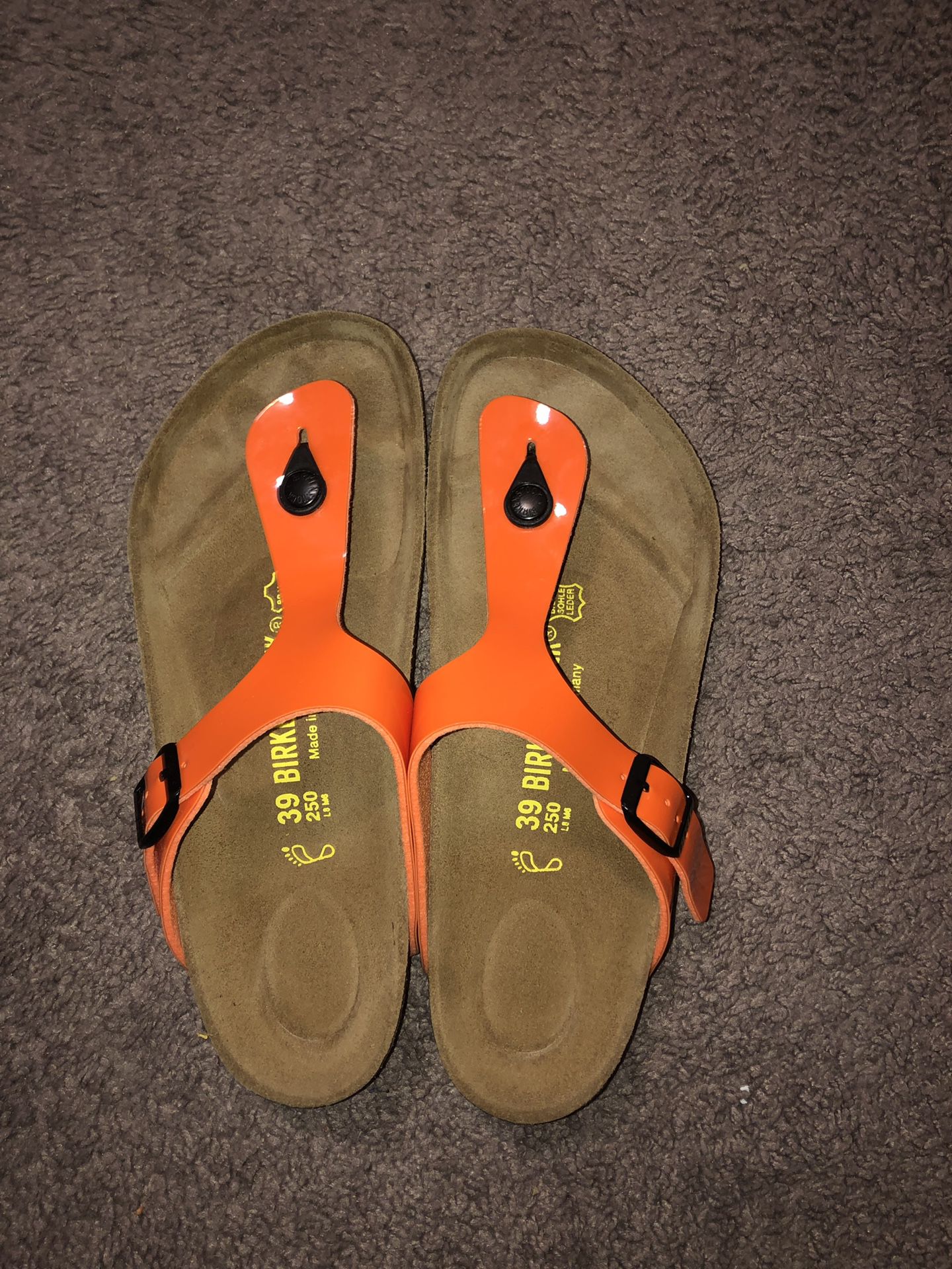 Birkenstock Thong Orange Sandals