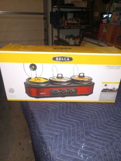 Bella triple Slow cooker