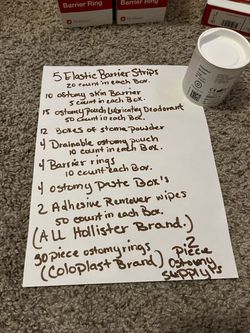 Ostomy stoma supplies