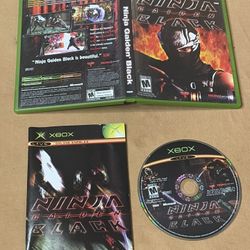 Ninja Gaiden Black (Microsoft Xbox, 2005) Complete Tested