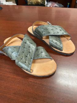 Huaraches de piel exotica original