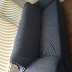 sofa with fabric cover