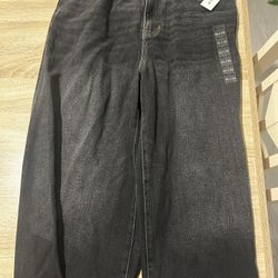 PacSun Raine Ultra Baggy Pants – Black (30W x 30L)