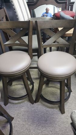 Counter height swivel stools