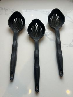 Vollrath 14” Nylon Slotted Spoon Commercial Restaurant Serving Skimmer Black