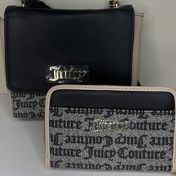 juicy couture crossbody bag + wallet 