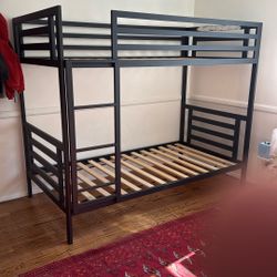 Crate and Barrel River Metal Bunk Bed