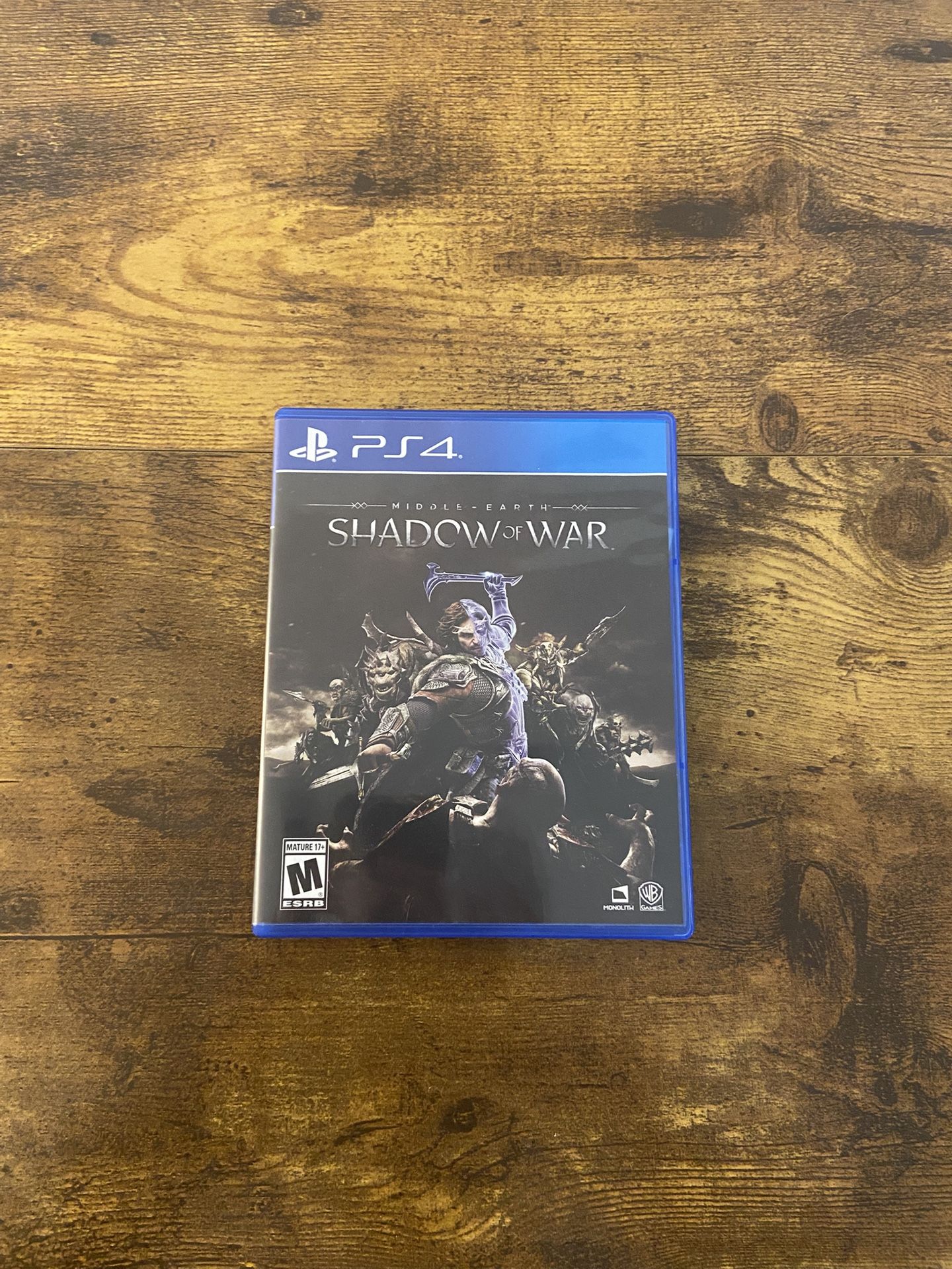 Middle-Earth: Shadow of War PlayStation 4 Original Game Disc And Case, Want Gone