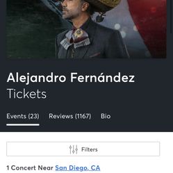 Alejandro Fernández Tickets 
