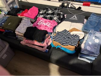 Children and adult clothes bundle