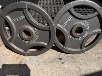 Fitness gear easy grip Olympic weights
