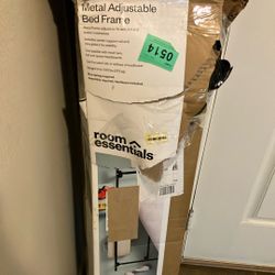 New Open Box Target Adjustable Bed Frame For Box Spring $40