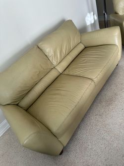 Genuine Leather Sofa Couch