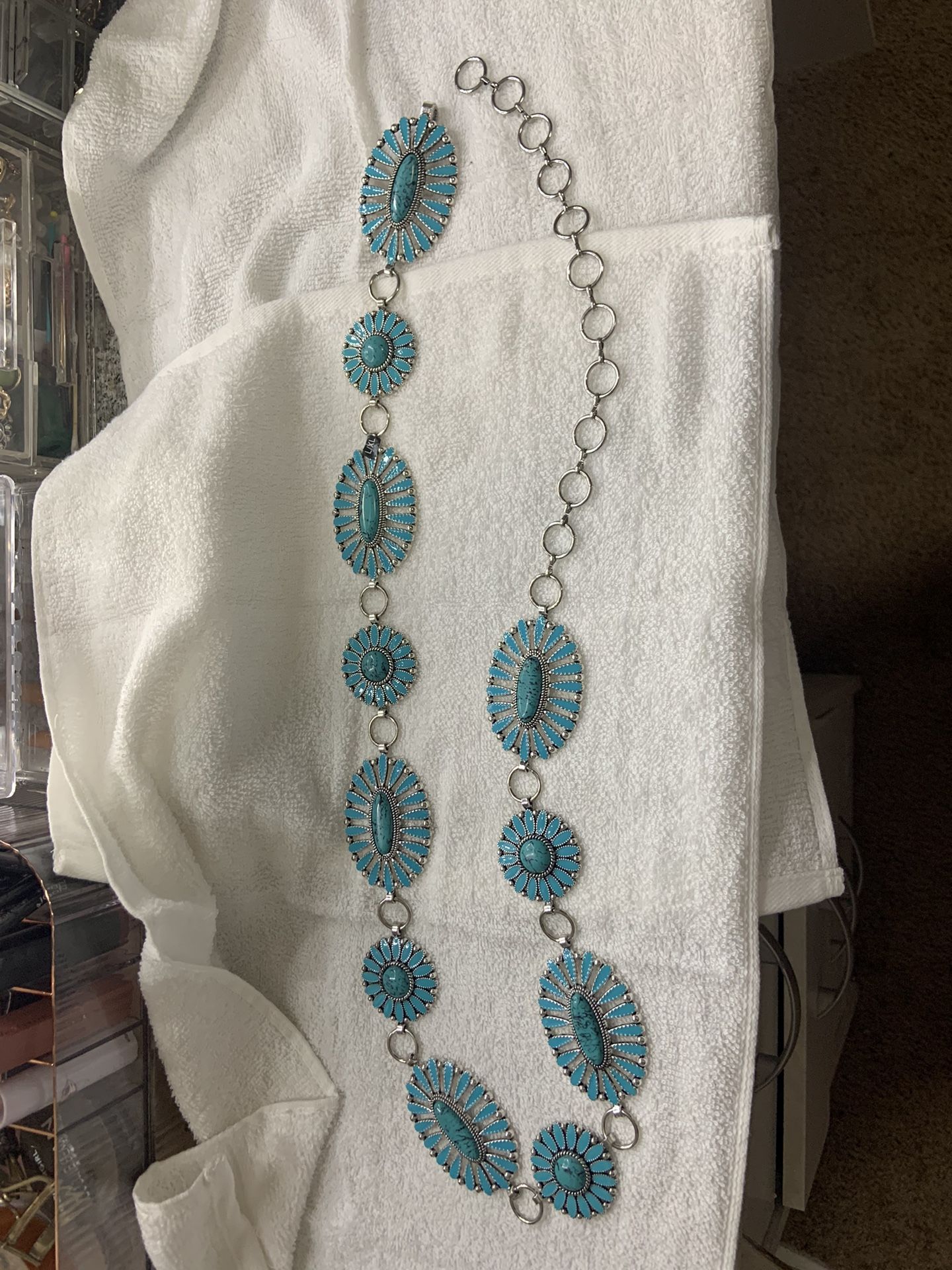 Silver Belt 45cm. Waist