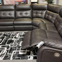 Power Electric Reclining Sectional Couch Set 🌟 Living Room Set Fast Delivery ⭐$39 Down Payment with Financing ⭐ 90 Days same as cash