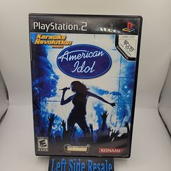 Karaoke Revolution Presents : American Idol ( Sony PlayStation 2 , PS2 2007 )