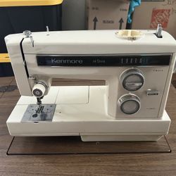 Kenmore Sewing Machine In Cabinet 