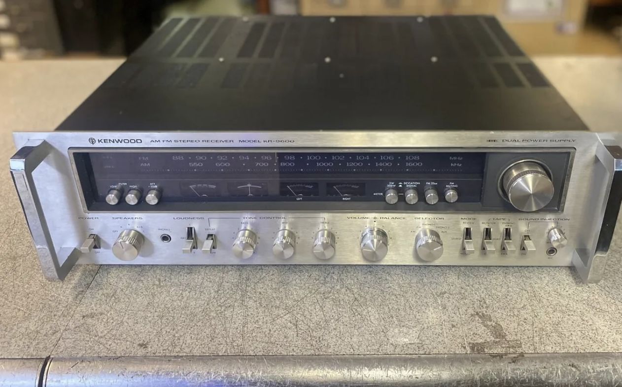Kenwood KR-9600 Vintage Stereo Receiver -SERVICED, TESTED & WORKING-