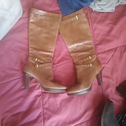 Cole Haan Nike Air Tall  Winter Heel Women's  Boots Size 9b