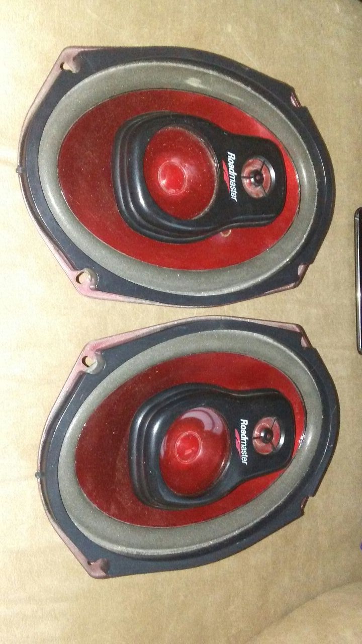 roadmaster 6x9 3 way audio speakers rs900