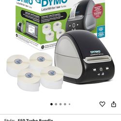 DYMO LabelWriter 550 Turbo Label Printer Bundle