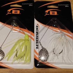 Fishing Hooks Bundle BOMBER Yellow White NEW!